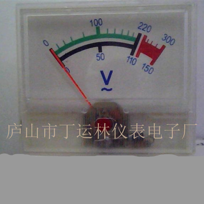 定 做耐高温91L18-220V交流电表压蒸汽挂烫机配件指针电压表55表