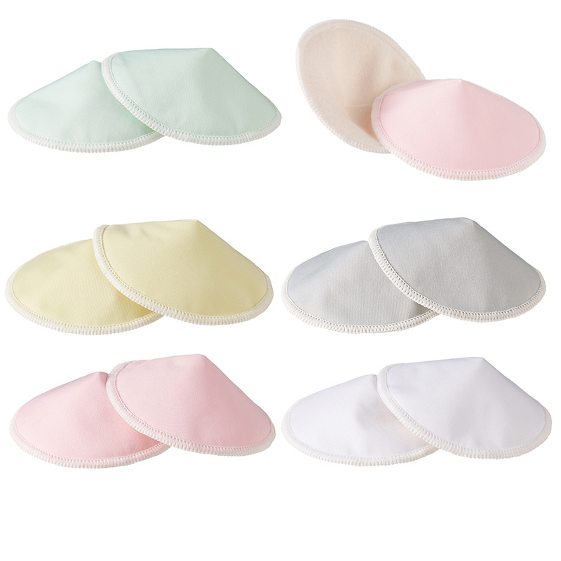 direct deal three layers Bamboo fiber Breast pads three-dimensional Sticker Nursing pads waterproof Breast pads Customizable
