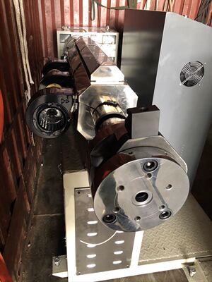 熔噴布擠出機，塑料擠出機65mm/1:30螺杆 現貨