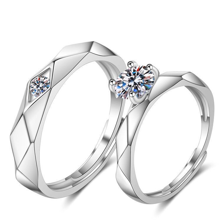 Romantique Géométrique Le Cuivre Placage Zircon Anneau Ouvert display picture 1