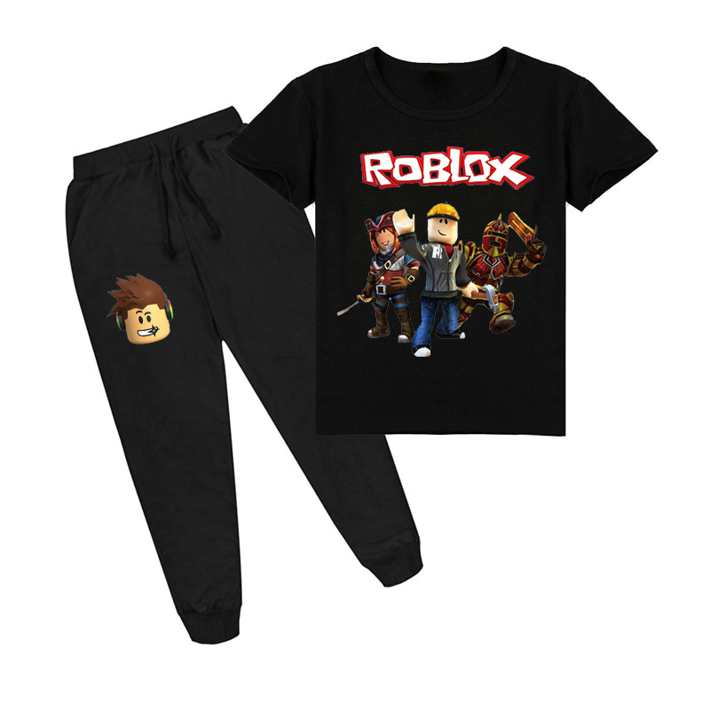 Roblox Dibujos Animados Ninos Ropa Camiseta Traje Informal Mangas Cortas Chicos Chicas Lindo Ebay - compre niños red roblox nose day impresión de dibujos animados camisa de manga larga ropa para niños t056 camisetas a 2539 del crystal03