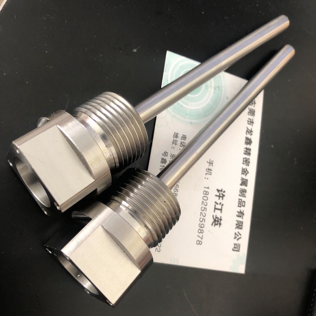高精度汽车传感器外壳焊接加工 温控器传感器 SUS304不锈钢管封头