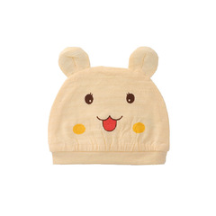 Newborn Baby Hat Cartoon Cotton Infants Hat Fashion Autumn Winter Double-sided Infant Hat Thick Firstborn Hat