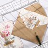 GZ Korean Creative Stationery Ning Ju Wanhua Cong Da Card Teacher's Day Parents' Day Wishes Birthday Dried Flower Card