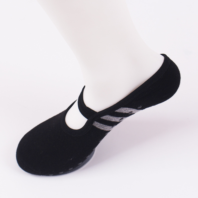 Round -head dance fitness cotton floor non -slip yoga socks can be…