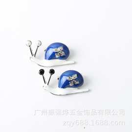 新款时尚可爱蜗牛合金胸针饰品甲虫动物男女衬衣装饰品
