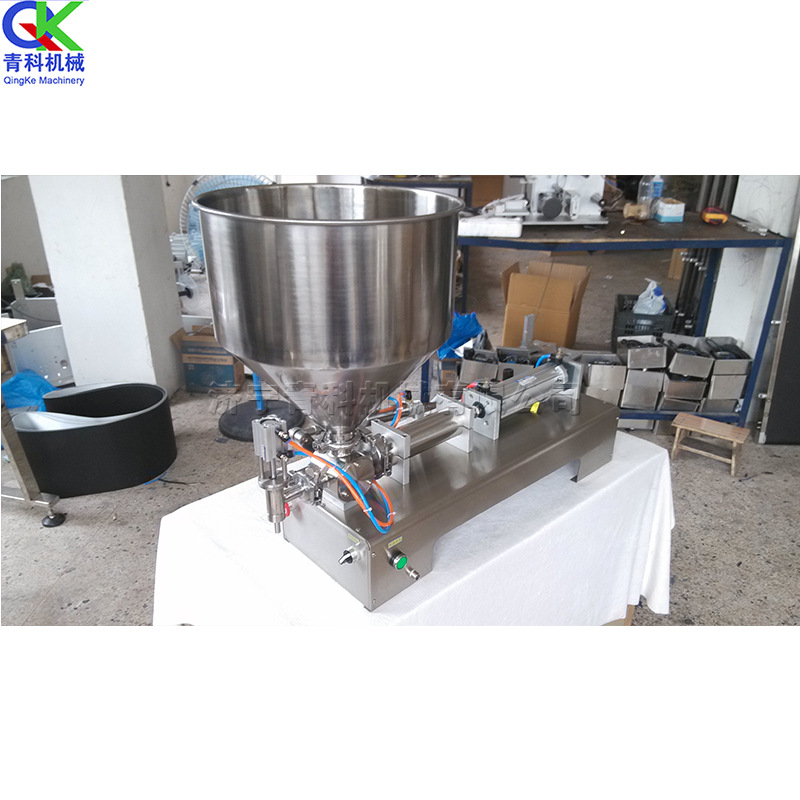 半自动膏体灌装机 消毒洗手液酒精装瓶机 番茄酱沙拉酱包装机