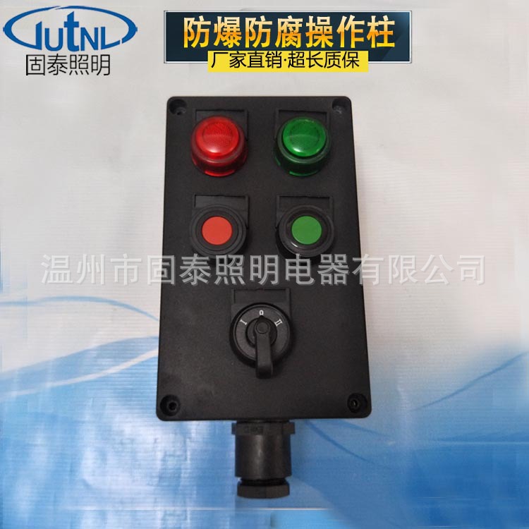BZC8050-A2D2k1G防爆防腐操作柱 2灯2钮1开 挂式