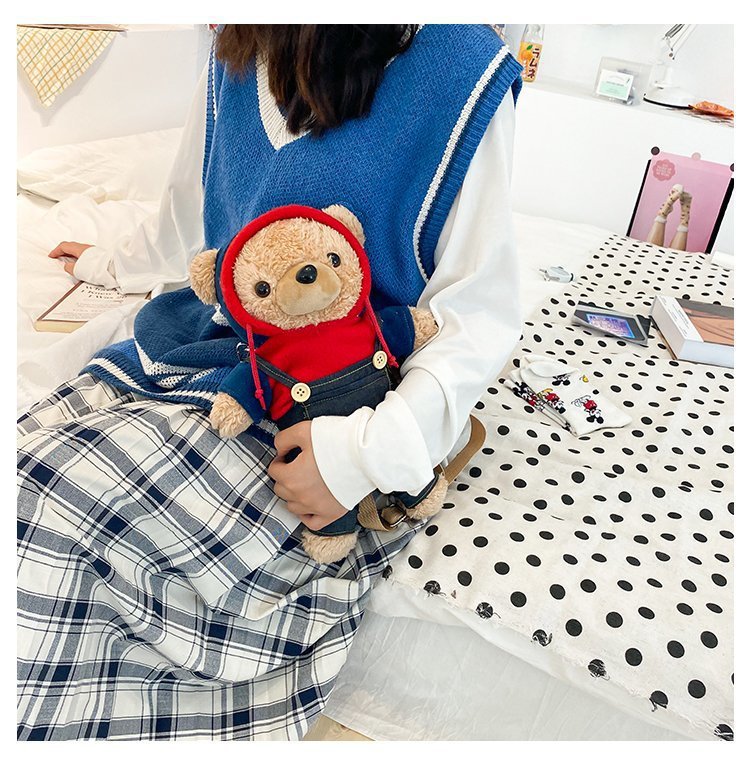 Cute Plush Bear Doll Shoulder Bag Wholesale display picture 24