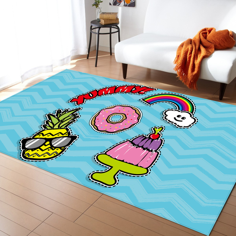 Cross-border bathroom set printed carpet living room floor mat super absorbent bath towel factory directly for trading companies to send