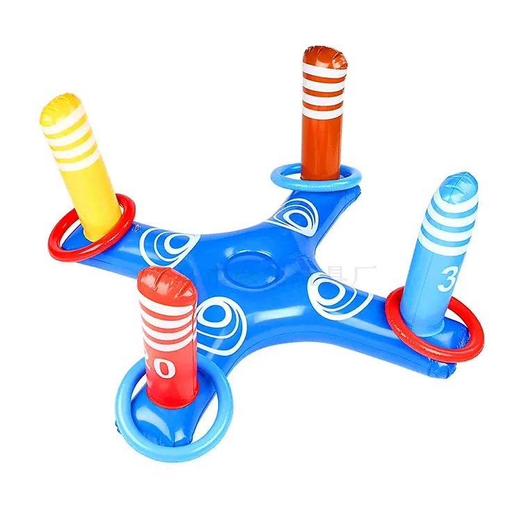 跨境充气十字架套圈现货玩具套圈圈投掷环互动游戏道具亲子互动