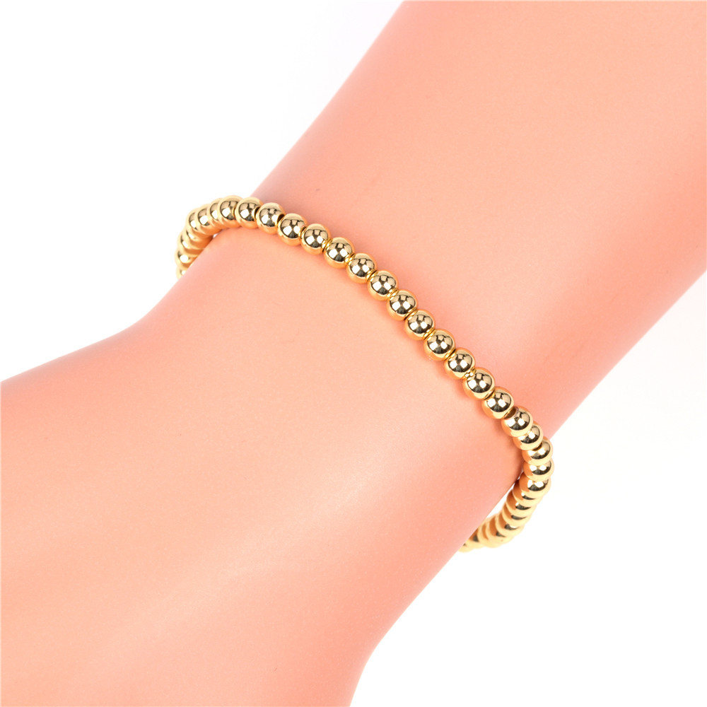 Fashion Solid Color Copper Plating Bracelets 1 Piece