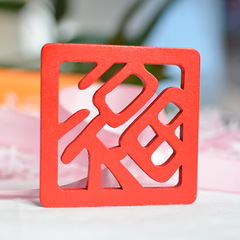 zakka creative groceries log spring couplets magnetic refrigerator magnets wooden message stickers niche festive refrigerator magnets