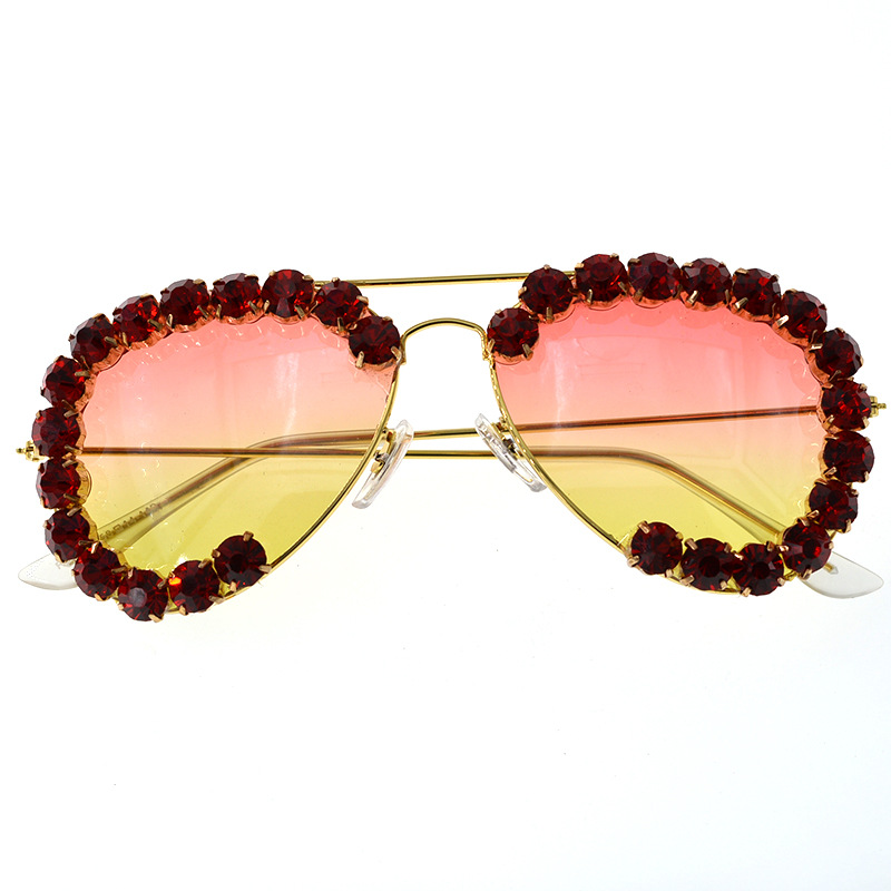 Mode Simple Nouvelle Main Diamant Personnalité Lunettes De Soleil De Haute Qualité Nihaojewelry Gros display picture 7