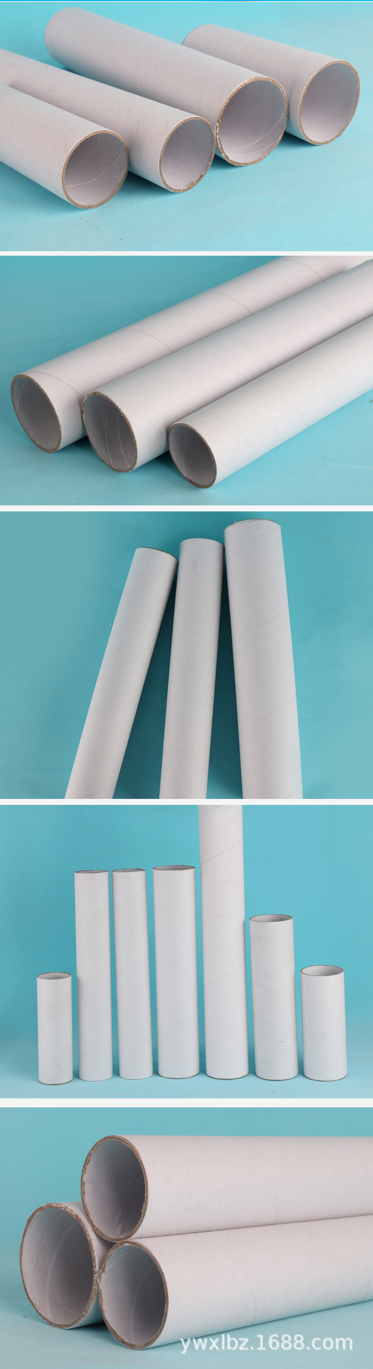 专业订制牛皮纸管创意手工裁剪DIY环保材料 装饰绘画牛皮纸筒卷管