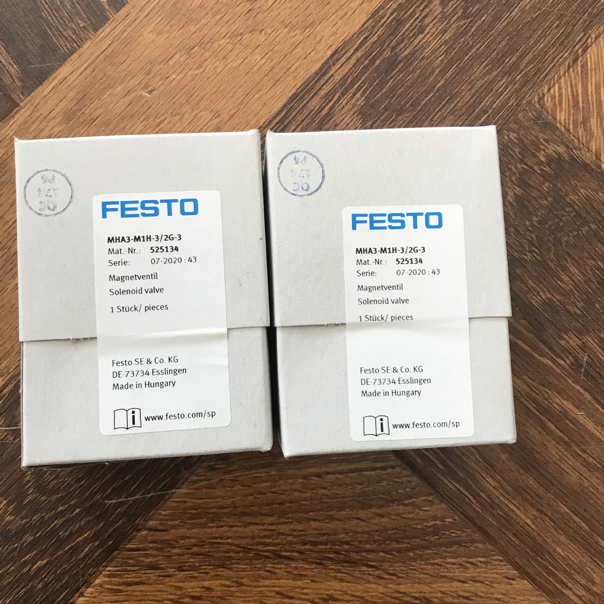 全新德国FESTO费斯托电磁阀MHA3-M1H-3/2G-3订货号52514