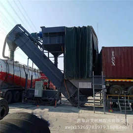 淮南集装箱粉煤灰卸车机图片水泥粉无扬尘装车机火车站用卸灰机