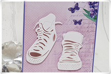 切割刀模cutting die金属压花纸艺scrapbook切割模板DIY 鞋子