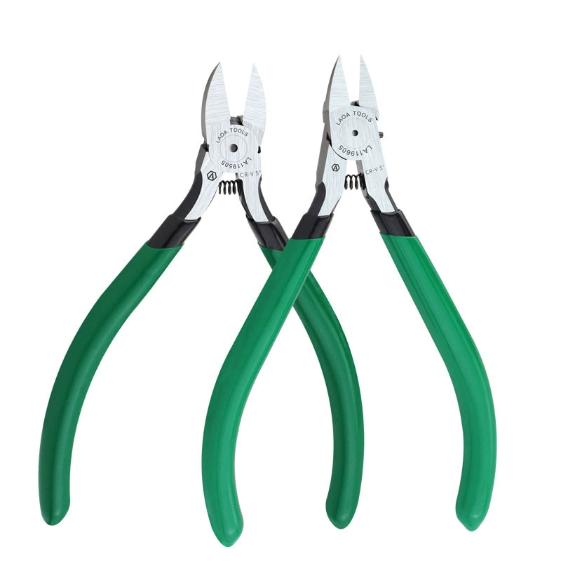 老A Chromium -chrome steel electronic scissors diagonal mouth tongs 5 -inch electronic clamp LA119505 LA119605