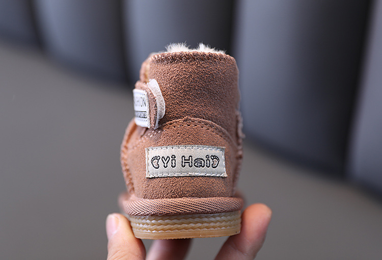 Baby vinterplysch 0-11 år gamla pojkar och flickor snö bomull promenadskor nyfödda babystövlar_voghion.com