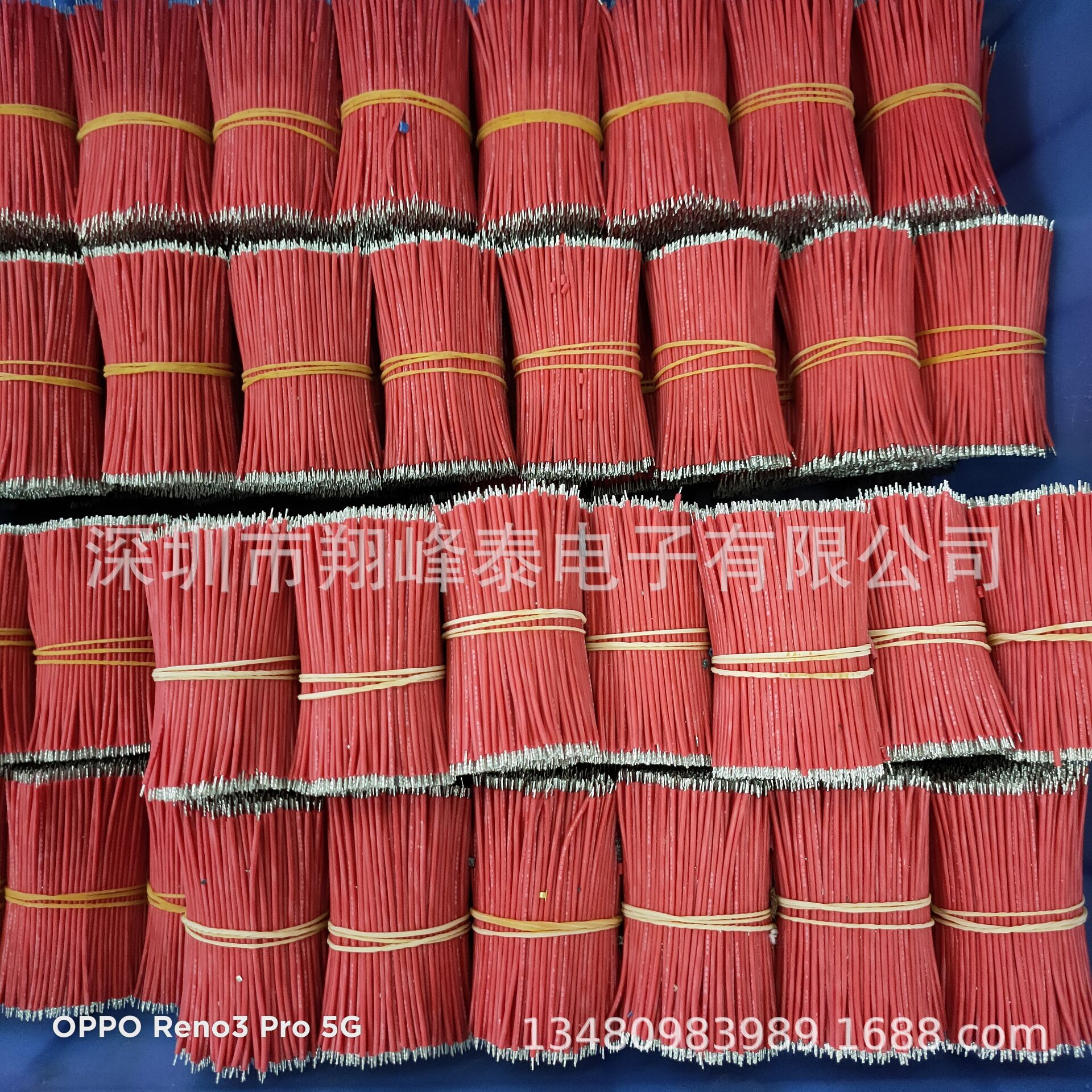 厂家直供3239 26#硅胶线L=70mm 全自动机器浸锡超短导线 端子线