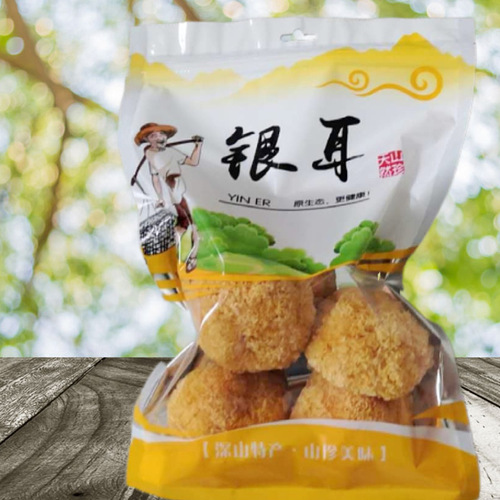 Gutian Tremella glutinous ear firm ugly ear 230 non-large flower Tremella base direct supply snow fungus golden ear hair processing