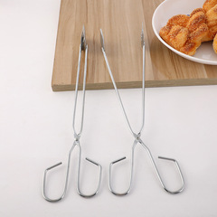 Stainless steel daily food clips kitchen convenience store bread clips outdoor barbecue carbon clips anti-scalding clips wholesale