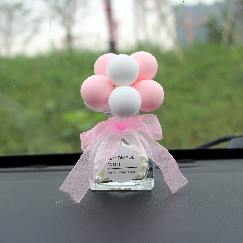 Исповедь воздушный шар автомобиль флакон духов украшения милый мультфильм приборной панели автомобиля центральная консоль девушка интерьер автомобиля