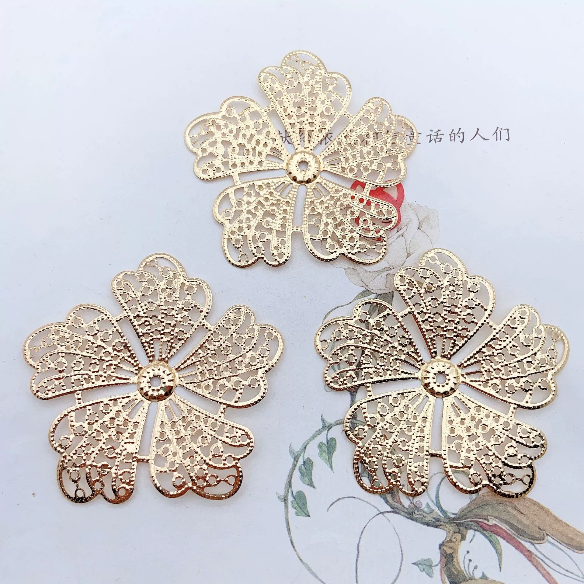 Accessory, accessories, metal material for bride, 60mm