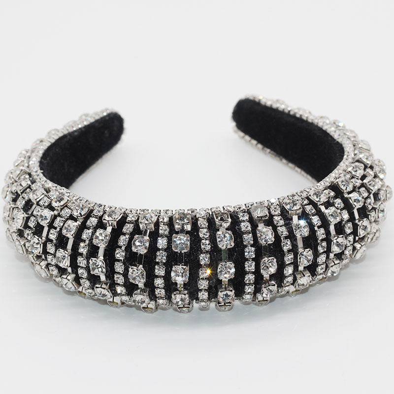 Headband Fashion Baroque Full Diamond Prom Show Gift Hair Accessories display picture 5