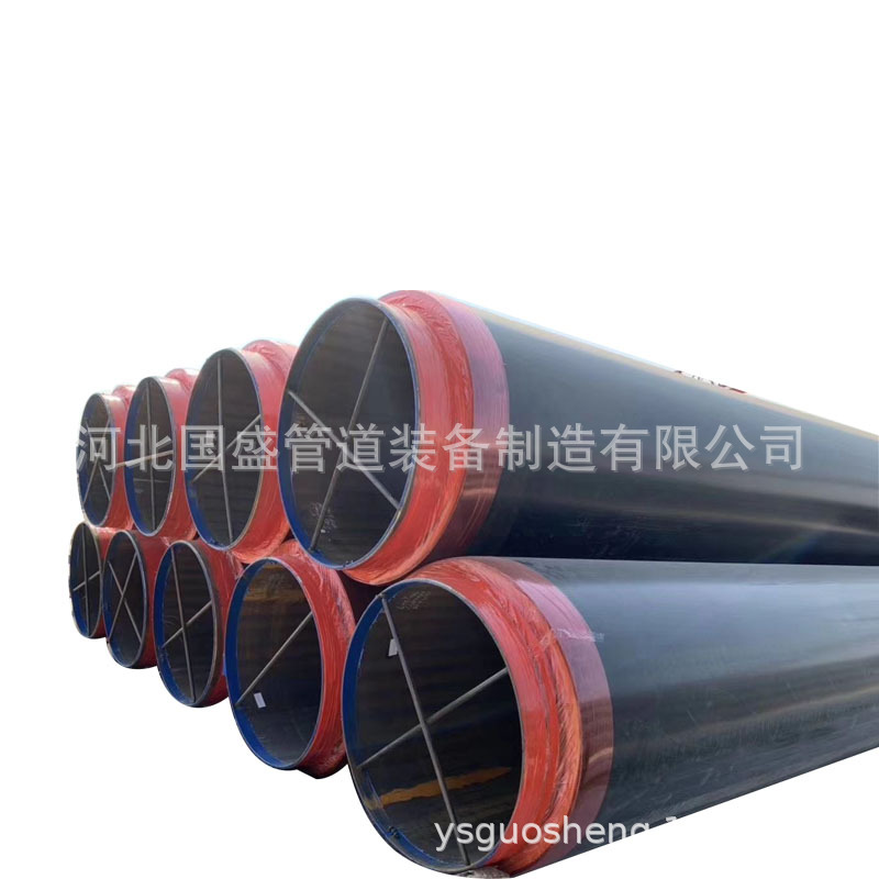 钢套钢保温管 外滑动钢套钢保温管 硅酸钙高温蒸汽钢套钢保温管