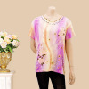 Summer jacket, silk bra top, short sleeve T-shirt for mother, 2020, for middle age