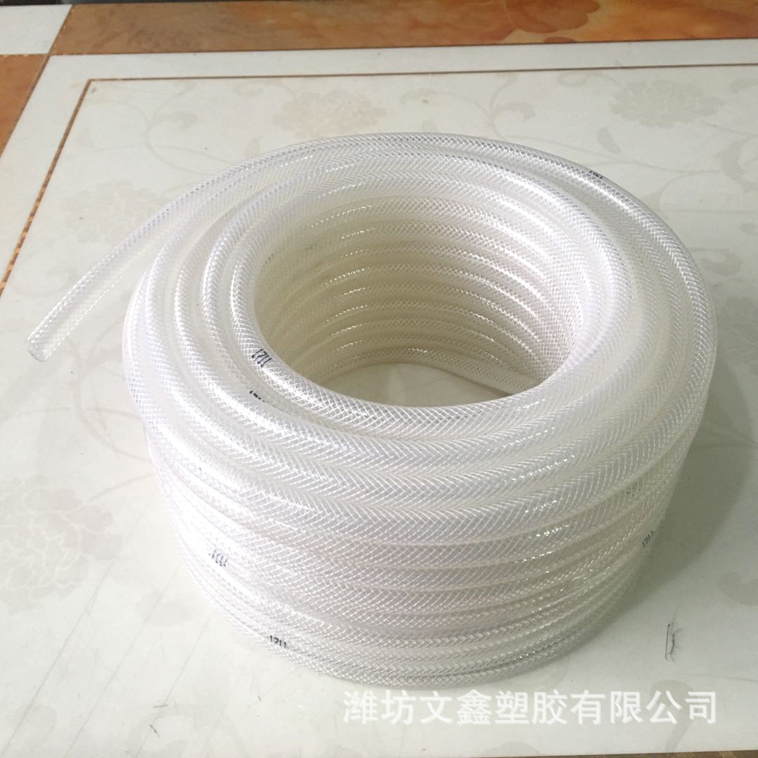 现货供应加厚大口径钢丝管 PVC钢丝管钢丝透明软管纤维增强给水管