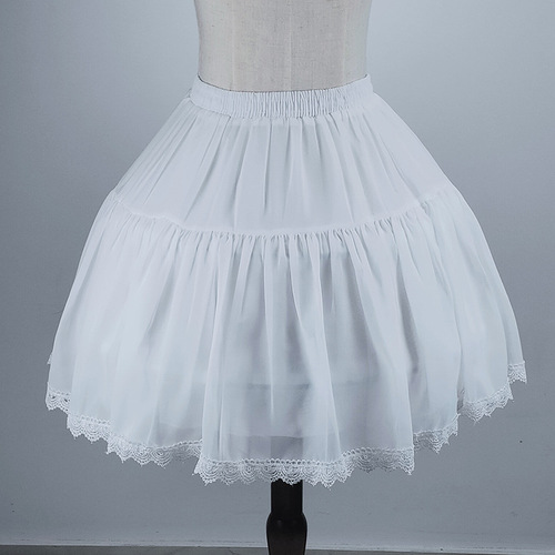 lolita daily cool fishbone skirt Lolita adjustable violent petticoat soft girl skirt cosplay
