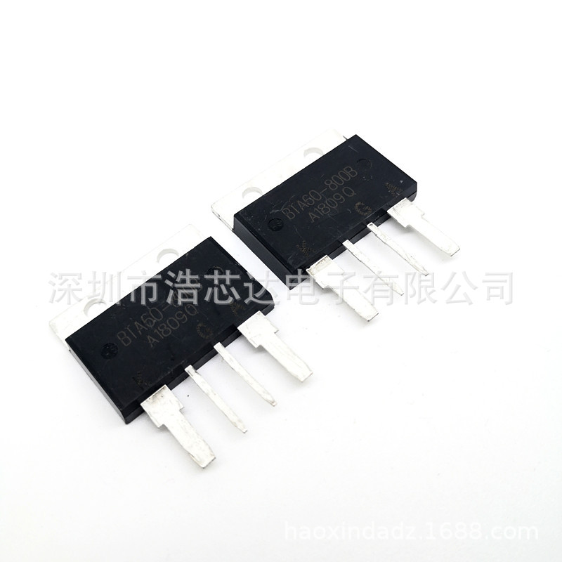 大功率双向可控硅 BTA60-800B 60A/800V BTA60800B 全新 大体积