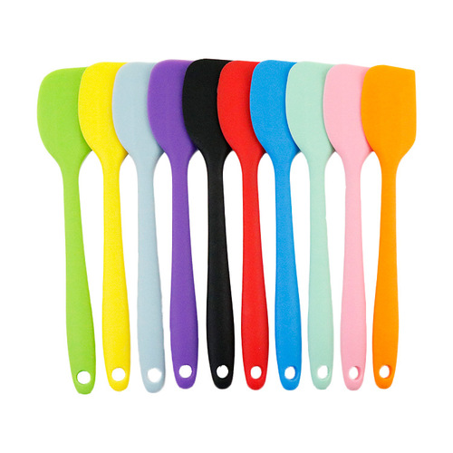 Silicone spatula, small size, integrated cake frosting jam stir spread knife shovel, baking tools wholesale
