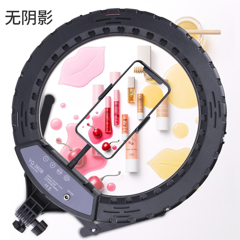 Soporte de Disparo vertical de escritorio soporte Luz de relleno Tiktok mano rápida vídeo belleza iluminación luz teléfono móvil FOTOGRAFÍA anillo Luz