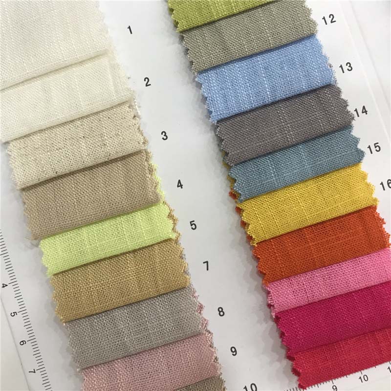 亚麻粘竹节全工艺 77个颜色现货供应 厂家直销 时尚面料 972121