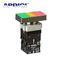 APDIQI自复位NB2-BL8325双位钮XB2-BW83M5双位带灯按钮开关22mm