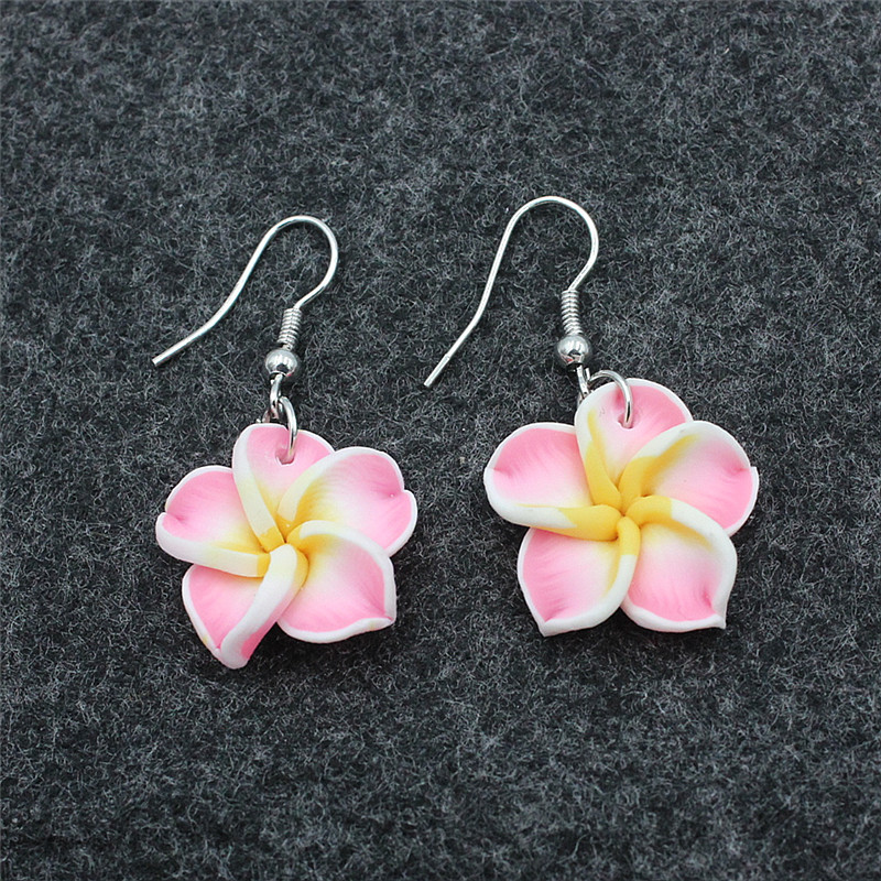 20g Weight Jewelry Set Classification Earrings + Necklace Quantity Holiday, Daily Occasion rope, soft clay Material Flower Pattern Women's Gender Simple Style, Classic Style Style Simple Style Classic Style Flower Rope Soft Clay Women's Jewelry Set 6