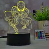 Creative night light, LED touch table lamp, suitable for import, 3D, remote control, Birthday gift