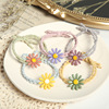 Net red the same little daisy hair ring sweet candy color daisy hair rope cute little fresh = girl headdress wholesale