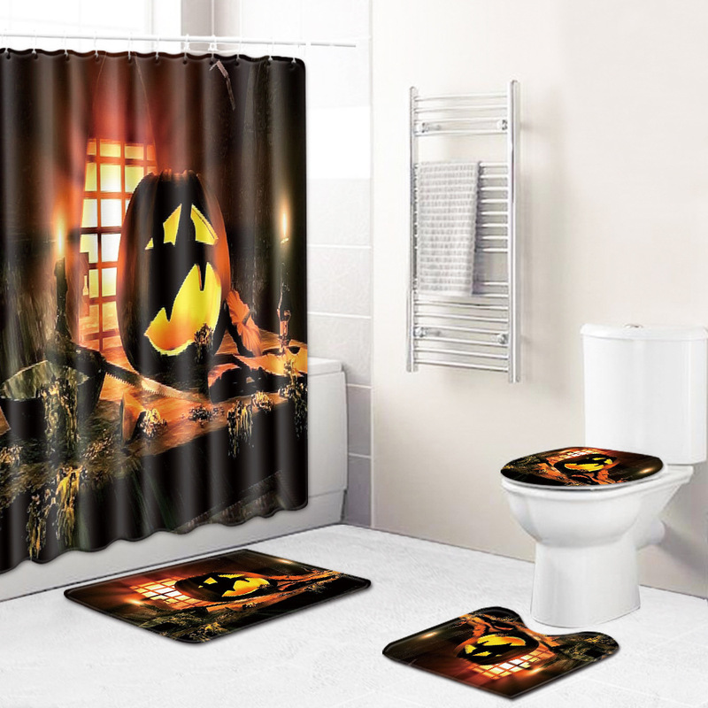 Large amount of excellent bathroom toilet mat shower curtain set bath towel bedside carpet door mat a batch of generation