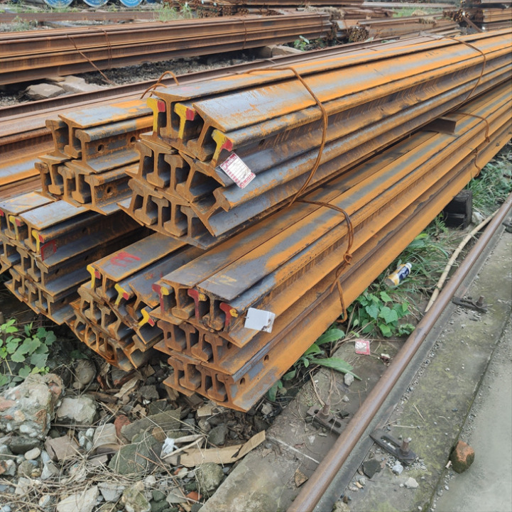 厂家供应铁轨路轨钢轨 轨道钢批发厂房车轨火车轨道 国标非标订货