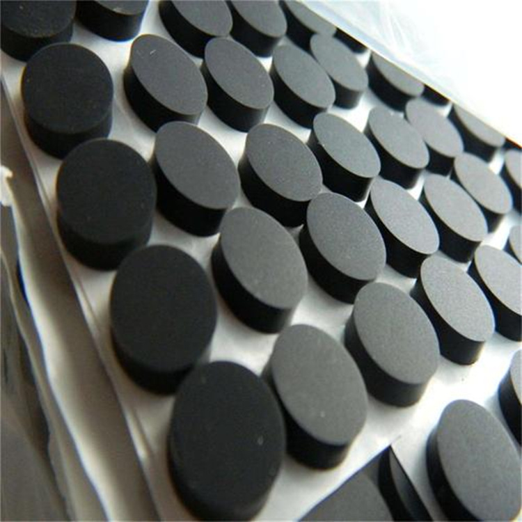 硅橡胶防水垫透明胶垫防滑脚垫方形圆形硅胶自粘3M静音减震