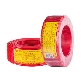 渝丰国标铜芯足100米多股软BVR电线4平方软线双色包邮