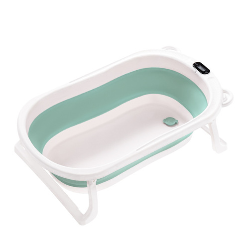 Baby bath tub baby foldable toddler sitting and lying large bath tub child home newborn children's supplies