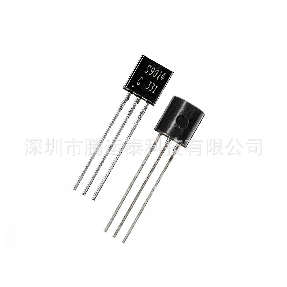 The triode S9014 To92 NPN power transistor 0.3 chip 9014 plug -in triode