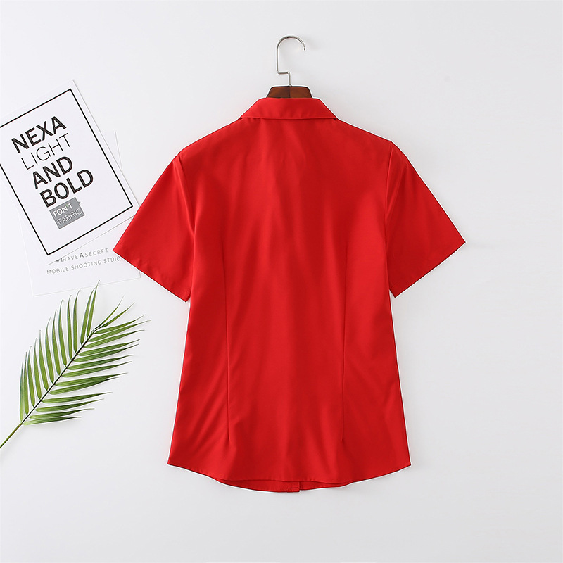 Chemisier en Coton extensible - Ref 3429454 Image 7