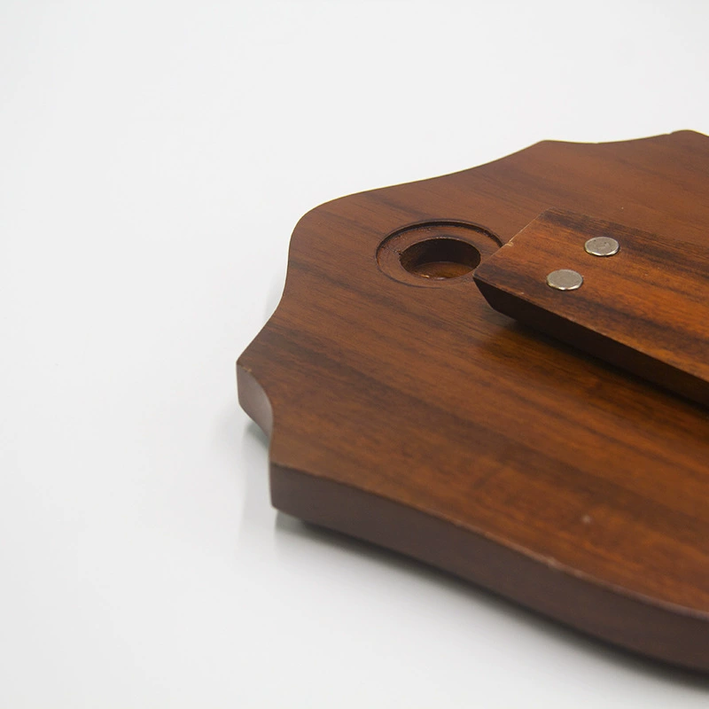 Factory supply brush to place the base wooden base solid wood handicraft base custom processing